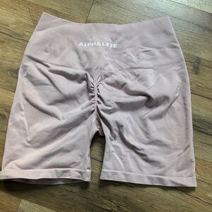 Alphalete Amplify Blush Pink Shorts